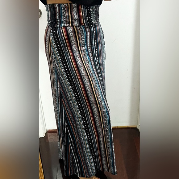 (3 for $15)- Elegant Striped Maxi Skirt - Picture 2 of 5